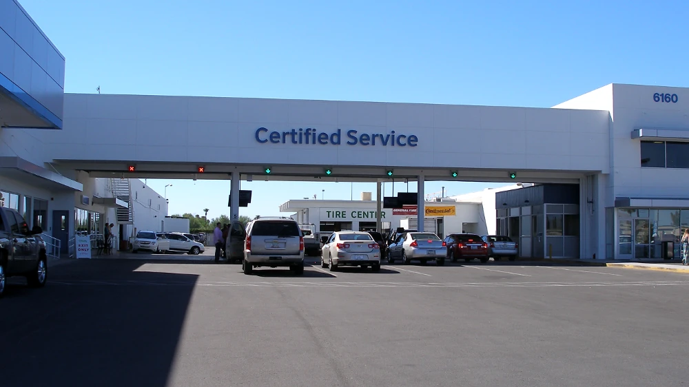 LED Lane Control Signals for Automobile Service Centers